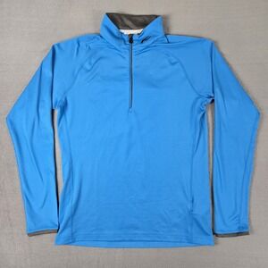 Kjus Feel Half Zip Pullover Mens Medium  Stretch Performance Activewear‎ Blue